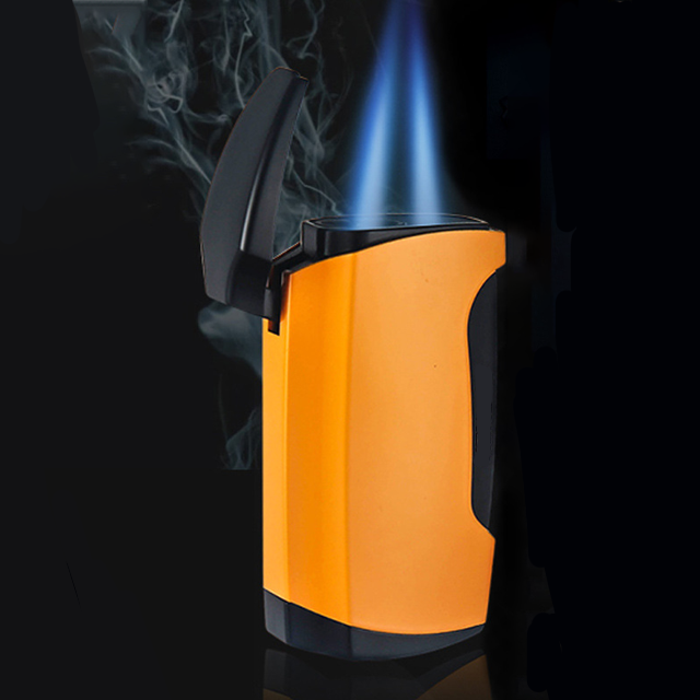 Vỏ Hột Quẹt Bật Lửa Khò 2 Tia H133 Thiết Kế Độc Lạ Lửa Khò Mạnh Mẽ - Dùng Gas Cao Cấp