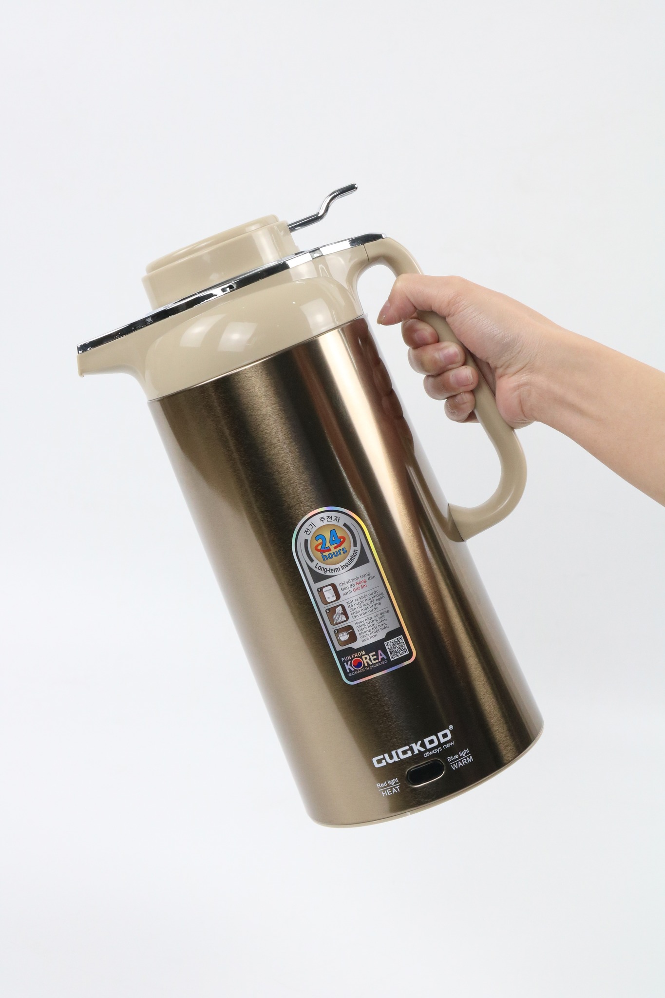 Bình Giữ Nhiệt 2 Trong 1 Kiêm Bình Siêu Tốc Điện GUGKDD GD-ST30 (3 lít) 1000W - Màu Ngẫu Nhiên - Hàng Chính Hãng