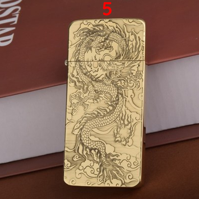 Vỏ Hột Quẹt Bật Lửa Hộp Quẹt Xăng Đá Siêu Mỏng Zorro Kuboy ZC5-11 Họa Tiết Hoa Văn Độc Đáo - Dùng Xăng Bấc Đá Cao Cấp ( giao mẫu ngẫu nhiên )