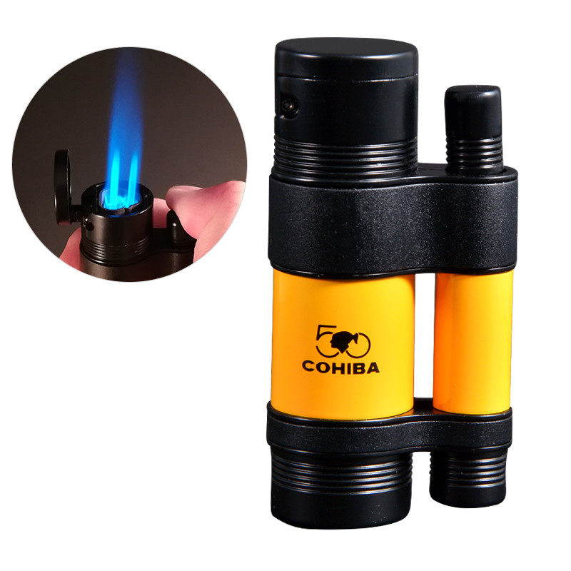 Vỏ Hột Quẹt Bật Lửa Khò 3 Tia Kiêm Đục COB127 Đẹp Độc Lạ Lửa Khò Mạnh Mẽ - Dùng Gas Cao Cấp