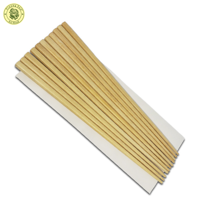 Đũa Gỗ Nhọn Nhật Trắng Dùng Trong Bàn Ăn (10 Đôi / Vỉ) - Đồ Gỗ Nhà Bếp Thương Hiệu Trường Sơn