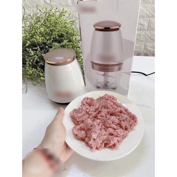 Máy xay thực phẩm nhà bếp 4 lưỡi dao siêu tốc nhỏ gọn và tiện lợi