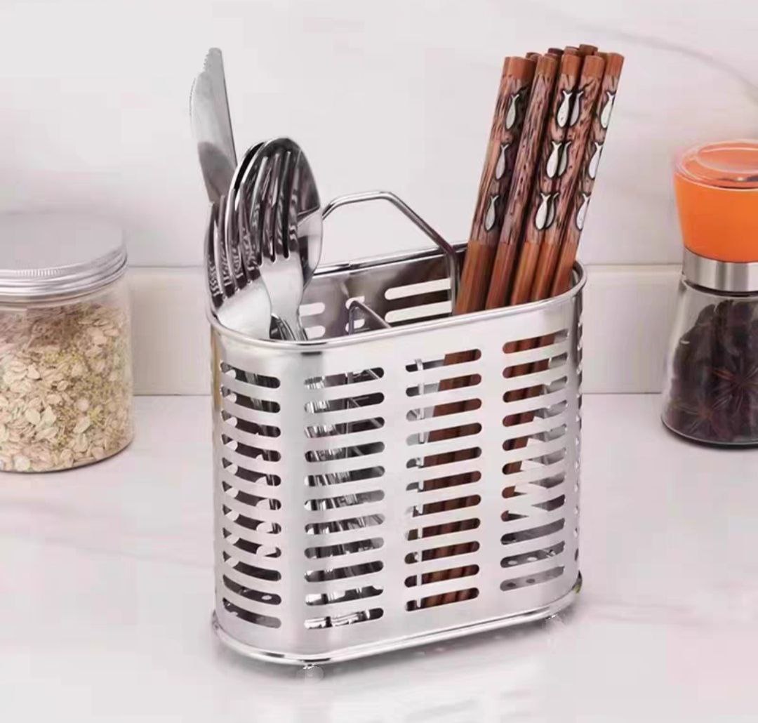Ống đũa 2 ngăn inox 304