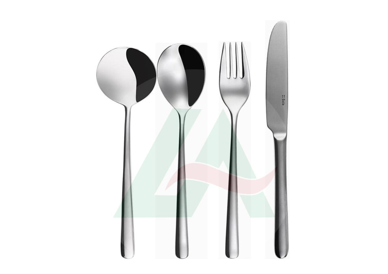 Bộ 6c Muỗng Súp 106173 - Inox 304 Stainless Steel 18/10 Đồ dùng bàn tiệc nhà hàng khách sạn cao cấp (Set of 6pcs Soup Spoon SS18/10)