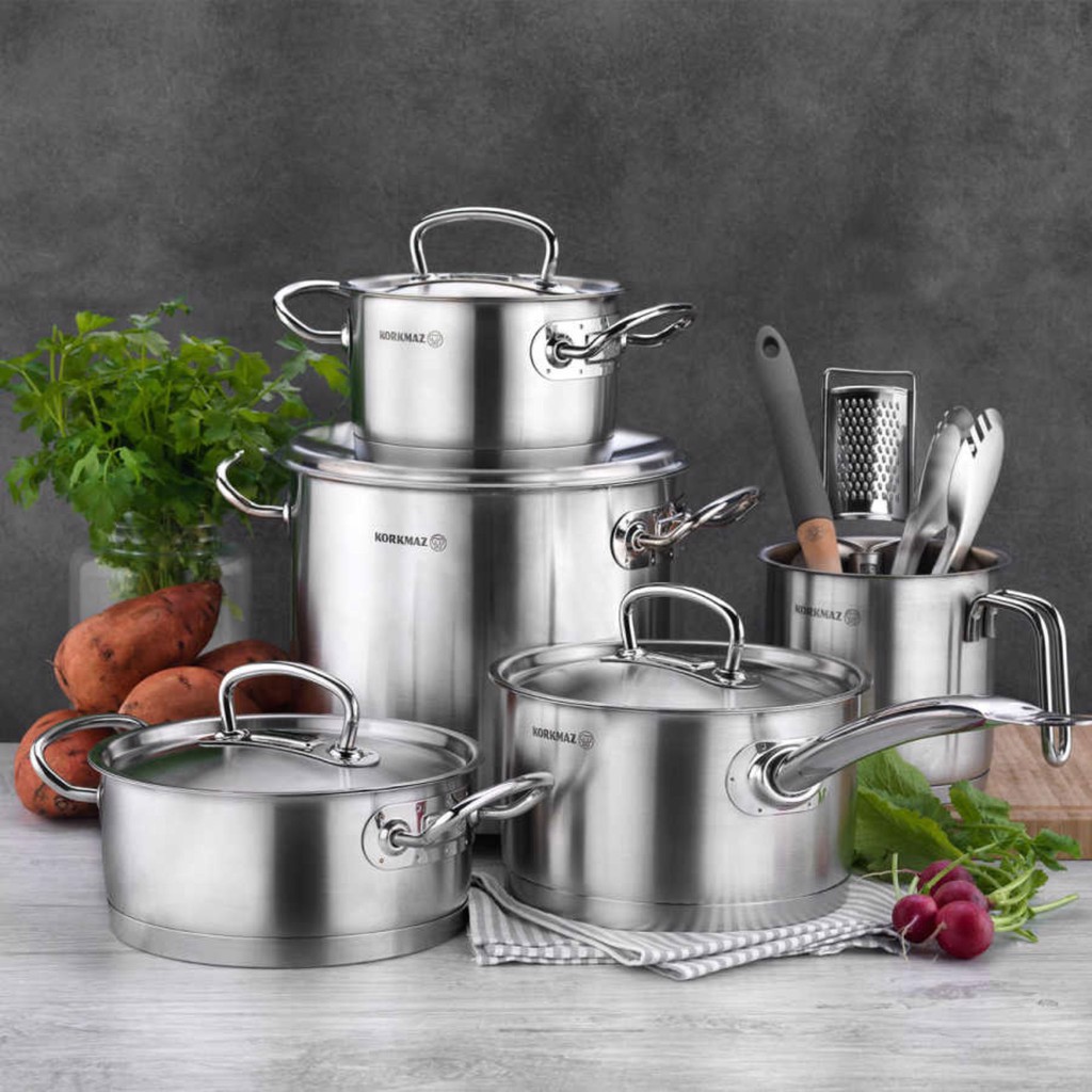 Nồi Quánh inox cao cấp Korkmaz Proline 2 lít có nắp - A1157 - Hàng chính hãng