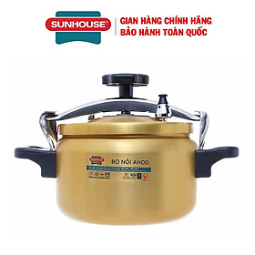 Nồi áp suất Anod Sunhouse SHA8604, 6 lít - Có ảnh thật