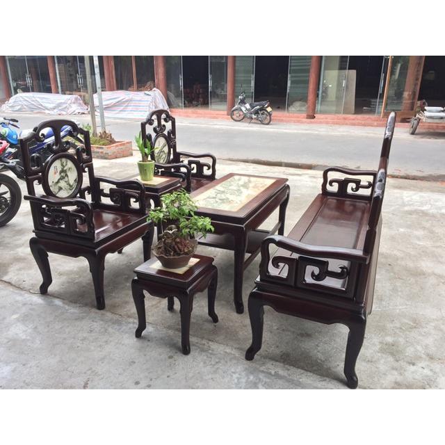 Bộ ghế mỏ móc gỗ gụ