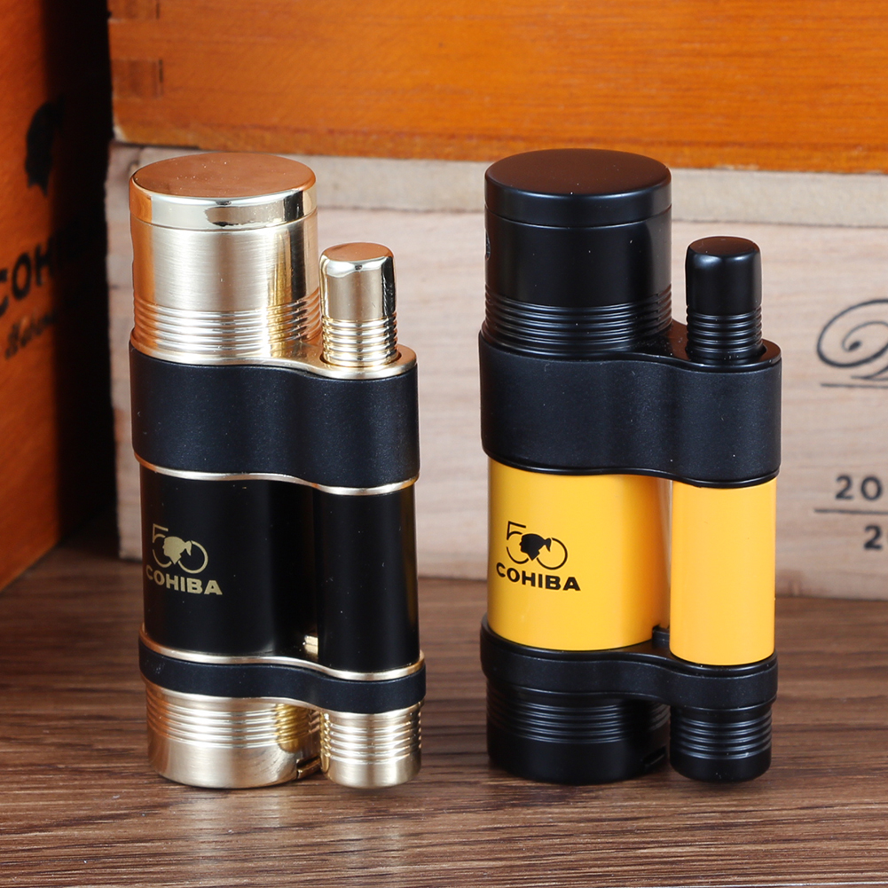 Vỏ Hột Quẹt Bật Lửa Khò 3 Tia Kiêm Đục COB127 Đẹp Độc Lạ Lửa Khò Mạnh Mẽ - Dùng Gas Cao Cấp