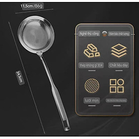 ✅ CHAO THÌA VỚT BỌT DÂY LỌC INOX SUS 304 - LỖ LỌC CNC NHỎ MỊN 
