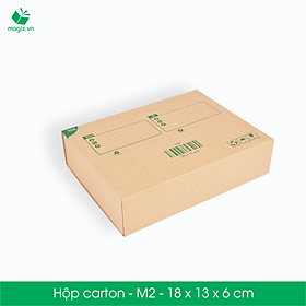 M2 - 18x13x6 cm - 25 Thùng hộp carton đóng hàng