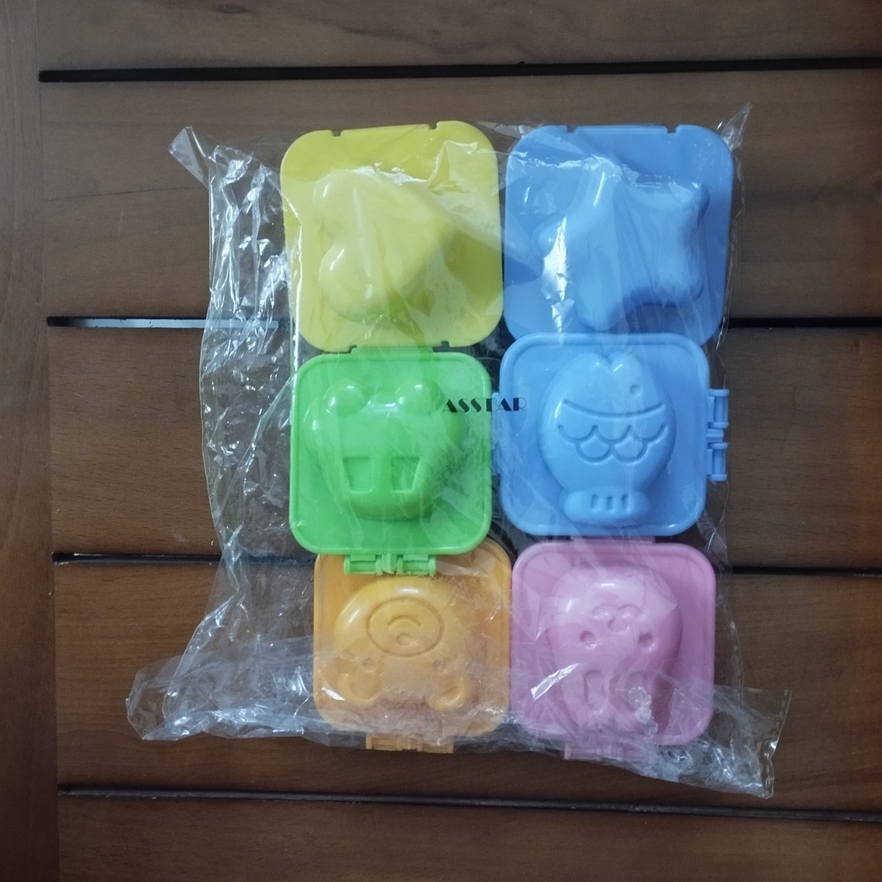 Khuôn Làm Bánh, Khuôn Cơm Cho Bé, SET 6 KHUÔN Tạo Hình Ngộ Nghĩnh, Kích Thích Bé Ăn Ngon Miệng