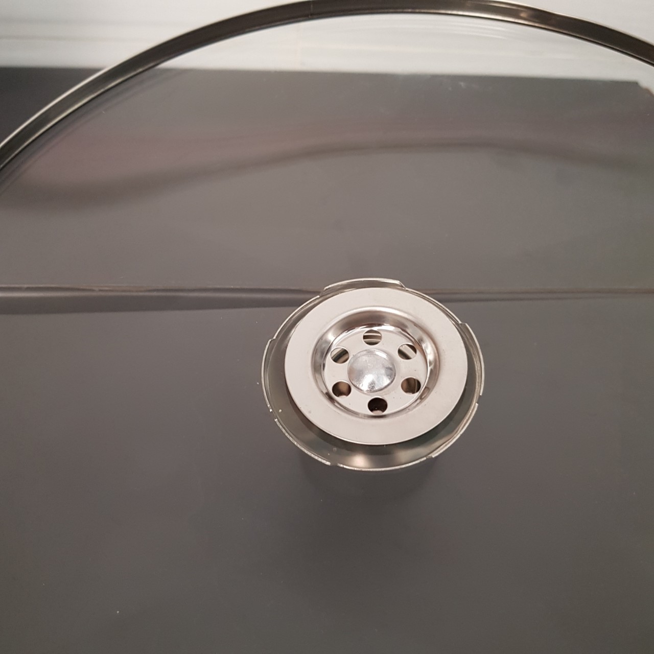 Nắp kính cường lực viền inox dùng cho nồi và chảo Hàn Quốc size 22/ 24cm