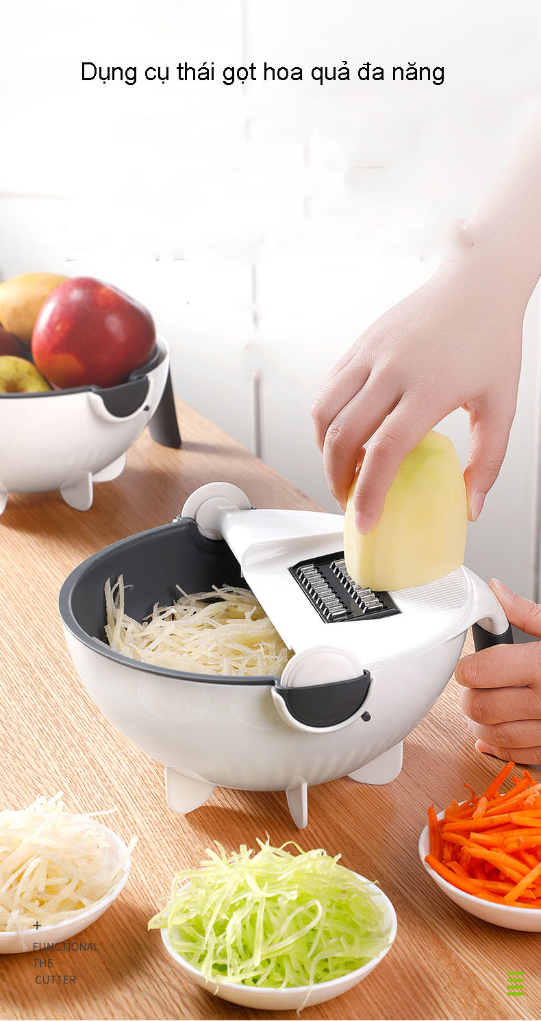 Bộ Dụng Cụ Nạo Thái Rau Củ Quả Đa Năng Tiện Dụng