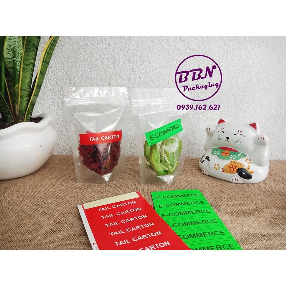 1kg túi trong 2 mặt size 22*30 đựng 1kg