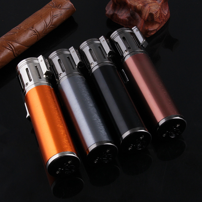 Vỏ Hột Quẹt Bật Lửa Khò 4 Tia Honest BCZ-522 Thiết Kế Nhỏ Gọn Tiện Lợi Lửa Khò Mạnh Mẽ - Dùng Gas Cao Cấp