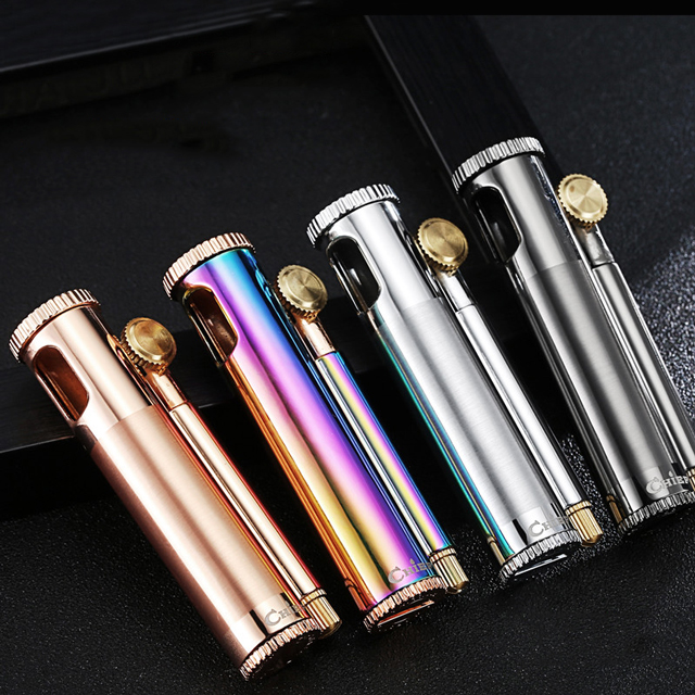 Vỏ Hột Quẹt Bật Lửa xăng đá Chief CF680 Nhỏ Gọn Kiểu Dáng Đẹp Độc Lạ - Dùng Xăng Bấc Đá Cao Cấp