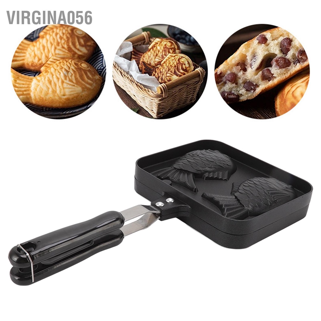 Khuôn Làm Bánh Cá Nướng Taiyaki Nhật Bản Chống Dính Cao Cấp Size Lớn - Khuôn Nướng Làm Bánh Cá - Hàng Chính Hãng MINIIN