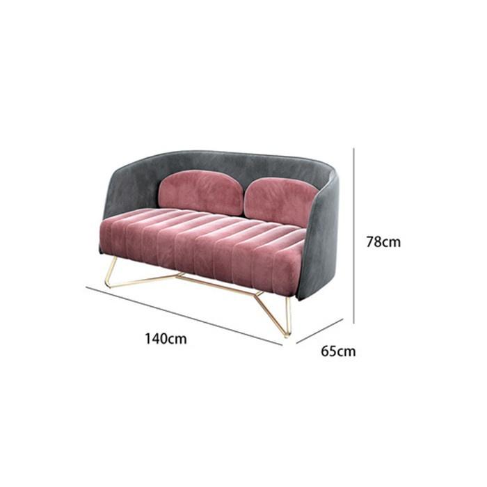 Sofa đôi bọc nhung - Sofa đôi phòng khách