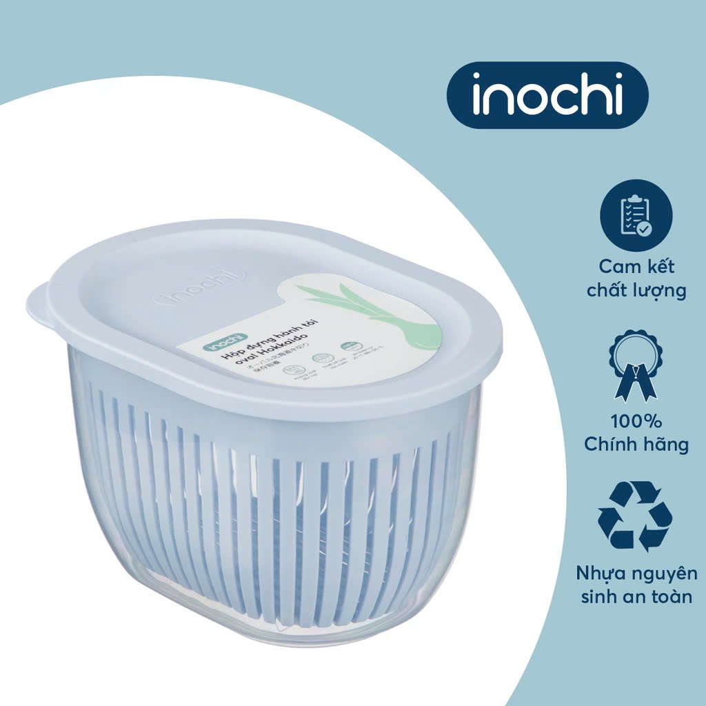 Hộp đựng hành tỏi Inochi - Hokkaido bảo quản tươi lâu, an toàn - Hàng chính hãng