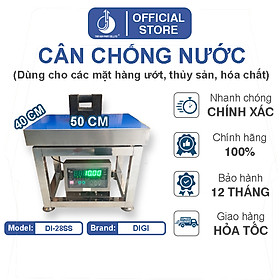 Cân Điện Tử Chống Nước DI28SS - Mặt Bàn Cân Inox 400x500MM