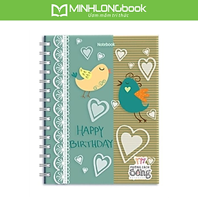 Sổ Lò Xo Notebook Minh Long - Happy Birthday