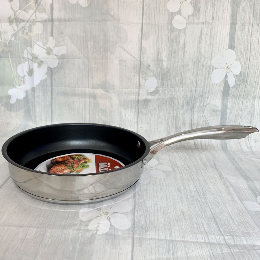 CHẢO INOX CHỐNG DÍNH ELMICH 3 ĐÁY MAX A 20CM