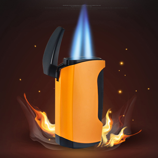 Vỏ Hột Quẹt Bật Lửa Khò 2 Tia H133 Thiết Kế Độc Lạ Lửa Khò Mạnh Mẽ - Dùng Gas Cao Cấp