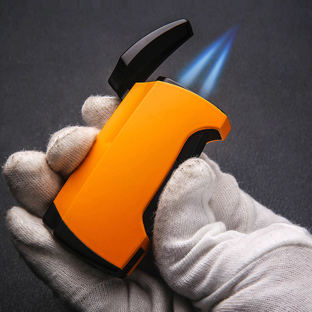 Vỏ Hột Quẹt Bật Lửa Khò 2 Tia H133 Thiết Kế Độc Lạ Lửa Khò Mạnh Mẽ - Dùng Gas Cao Cấp