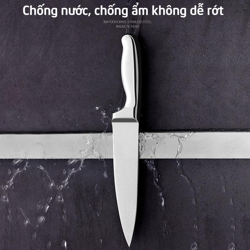 Thanh gác dao hít từ tính, giá để hít dao, kéo, dụng cụ bếp, sắp xếp gọn gàng nhà bếp, tiện dụng giữ đồ nhà bếp khô ráo_HK099