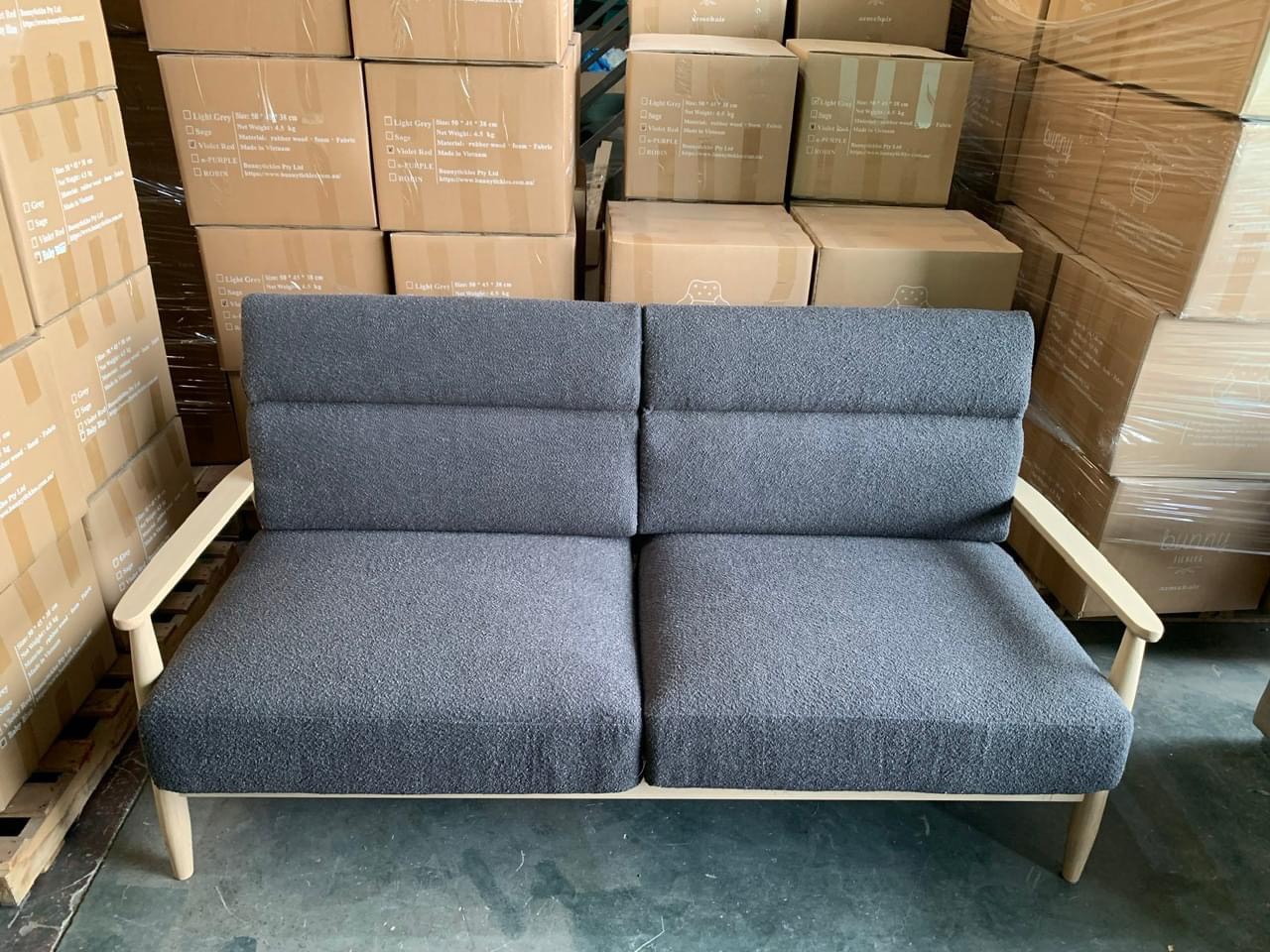 Sofa khung gỗ nệm rời Tundo cho chung cư, căn hộ, phòng trọ giá rẻ hiện đại