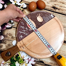 Thớt Gỗ Tròn C.Lượng 24 *34cm - Kháng Khuẩn Cao. Chuyên phục vụ Sp Gia dụng, Khuôn làm bánh, Dụng cụ học Sinh, Nhà hàng,