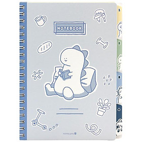Sổ Lò Xo Đánh Dấu Bìa Nhựa Kẻ Ngang - Morning Glory 111131-89627