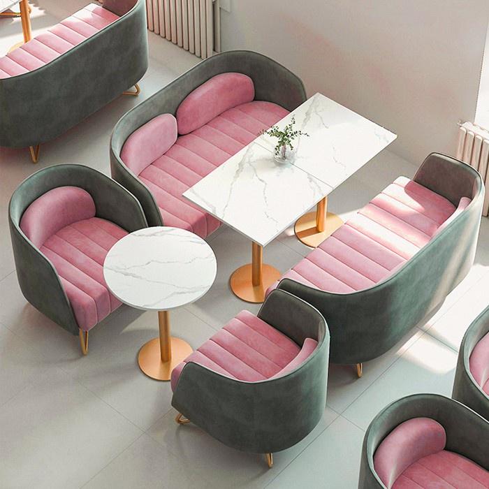 Sofa đôi bọc nhung - Sofa đôi phòng khách