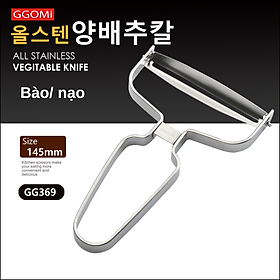 [HÀNG CHÍNH HÃNG] Bào, nạo, gọt vỏ rau củ lưỡi sắc bén Nạo Ggomi GG369 Hàn Quốc bằng thép không gỉ