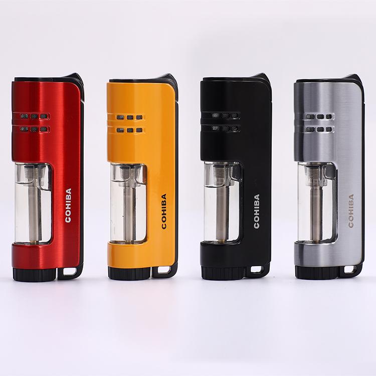 Vỏ Hột Quẹt Bật Lửa Khò 1 Tia COB-155 Thiết Kế Đẹp Độc Lạ Lửa Khò Mạnh Mẽ - Dùng Gas Cao Cấp (KHÔNG XĂNG KHÔNG GAS)