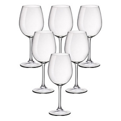 Bộ 6 Ly Rượu Thủy Tinh Cabernet Riserva Bormioli Rocco 126261BN9021990 (370ml / Ly / Ly)
