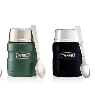 Hộp giữ nhiệt đựng thực phẩm Thermos Stainless King Food Jar, Stainless Steel 470ml