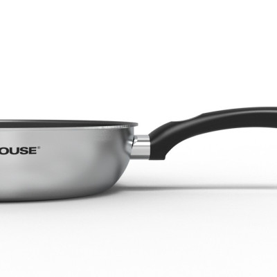 Chảo inox nguyên khối Sunhouse DE28M - Hàng Chính Hãng