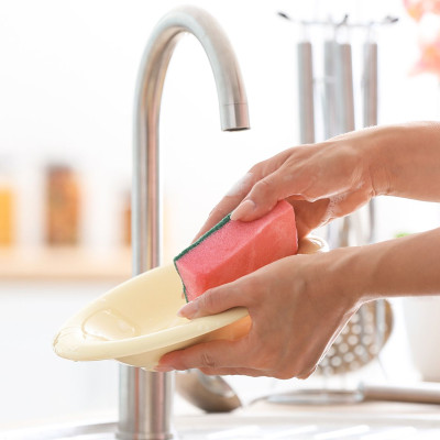 Set 05 miếng mút rửa xoong nồi, ấm chảo Ohe, giúp việc dọn dẹp nhanh chóng và hiệu quả, tiết kiệm chi phí - nội địa Nhật Bản