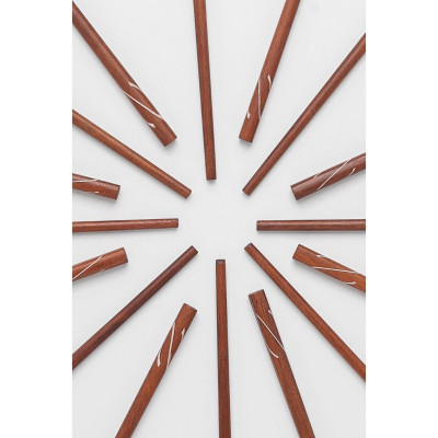 Hộp 10 đôi đũa cẩm lai ghép PHUSANG được làm từ gỗ tự nhiên không phủ PU dùng trong nhà hàng, khách sạn và bàn ăn