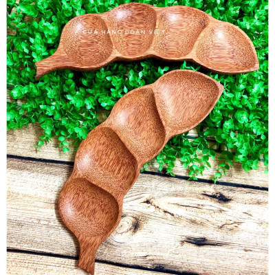 Khay Đa Năng Bằng Gỗ Dừa - Hình Trái Me Độc Đáo. Chuyên phục vụ Sp Gia dụng, Khuôn làm bánh, Dụng cụ học Sinh, Nhà hàng,