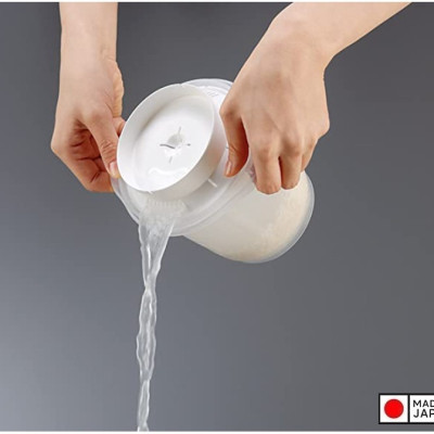 Hộp nấu cơm dùng trong lò vi sóng Inomata 900ml - Hàng nội địa Nhật Bản |#Made in Japan|