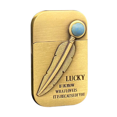 Vỏ Hột Quẹt Bật Lửa Xăng Đá HG05-BL Họa Tiết Cây Bút Lông Độc Lạ - Nhiều màu