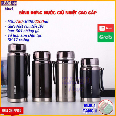 Bình Giữ Nhiệt Nóng Lạnh 24H [CAO CẤP] Đầy Đủ Dung Tích từ 680ML-1200ML,đầy đủ màu sắc