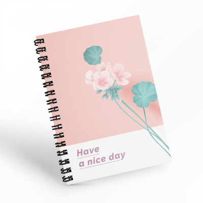 Sổ Lò Xo Bìa Cứng Minimalist A5 - Kẻ Ngang - 160 Trang 80gsm - The Sun 01