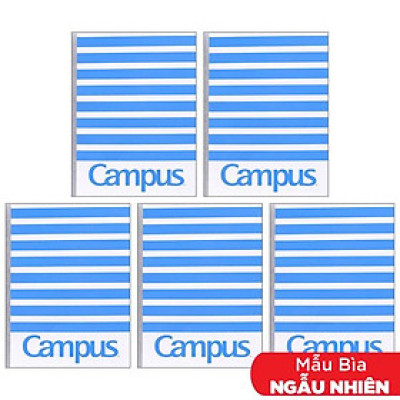 Combo 5 Tập New Repete 4 Ly Ngang 96 Trang - Campus NB-ANRE96 (Mẫu Màu Giao Ngẫu Nhiên)