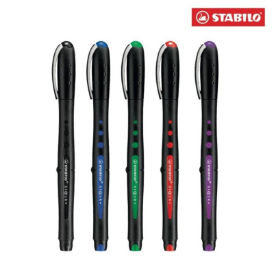 Bút ký STABILO bl@ck M 1.0mm BLKM (Xanh biển, Đen, Đỏ, Xanh lá, Tím, Xanh nhạt) - Xanh biển