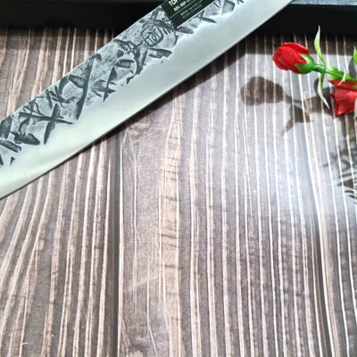 DAO BẾP - DAO THÁI HOA VĂN KHÂU ĐỒNG MÃ A5 DT157 NT topcomshop vn