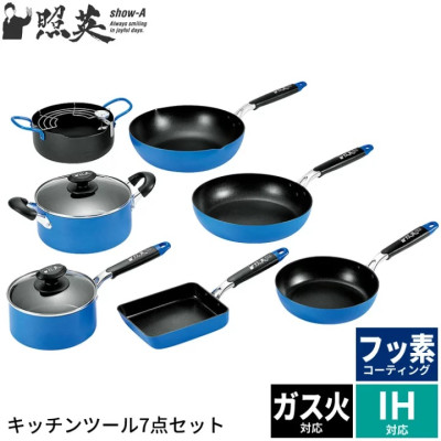 Nồi chống dính cao cấp 5 lớp đáy từ Show-A - Size 20cm - Made in Japan