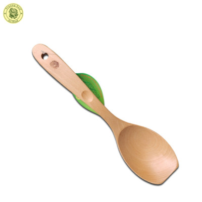 Muỗng Múc Canh Rau Mũi Bằng - Vá Gỗ TL24 Kích Thước ( 30 x 7.5 cm ) - Đồ Gỗ Nhà Bép Thương Hiệu Trường Sơn